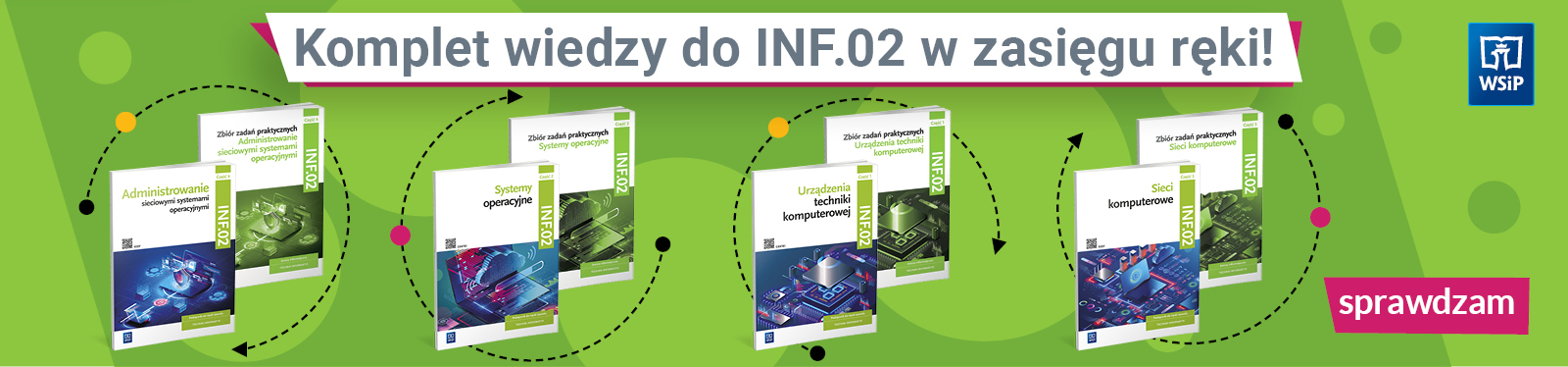 Podręczniki WSiP technik informatyk komplety wiedzy do INF.02